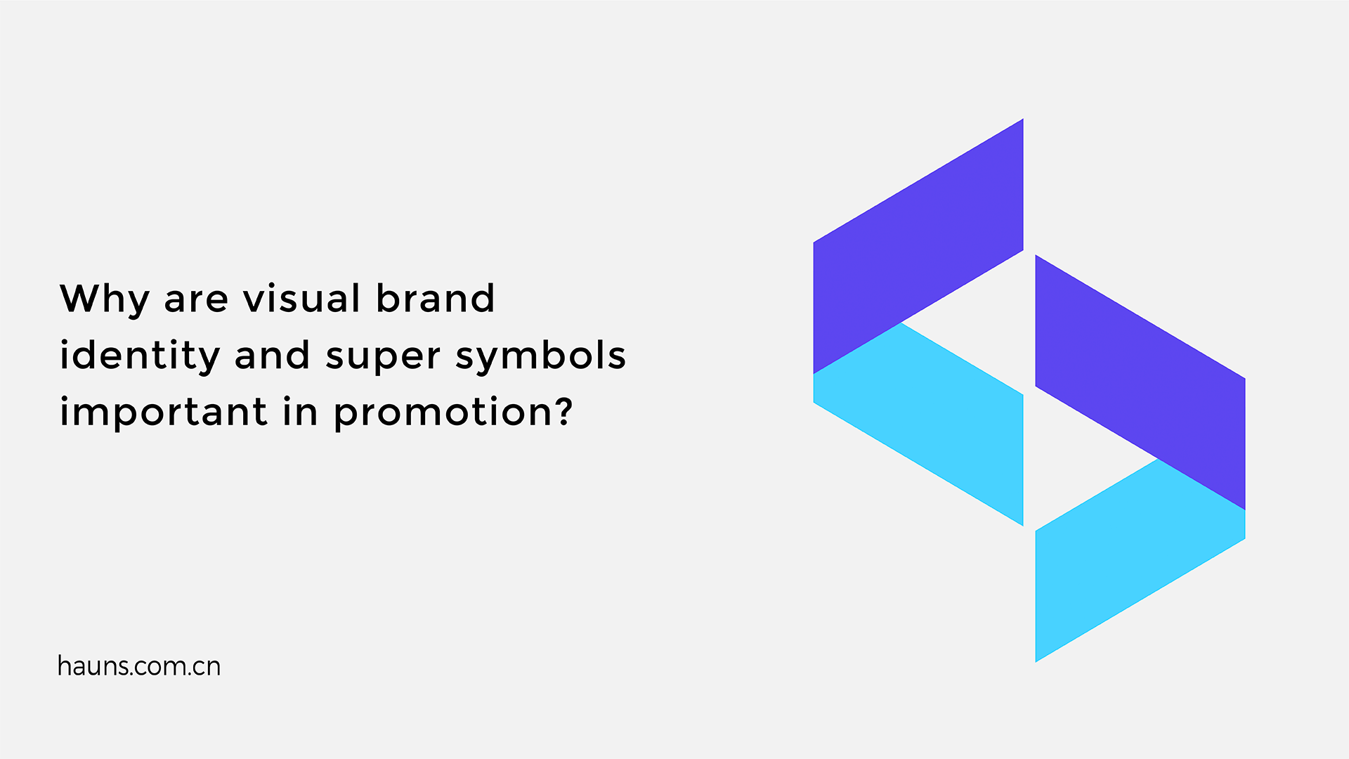 Why are visual brand identity and super symbols important in promotion?