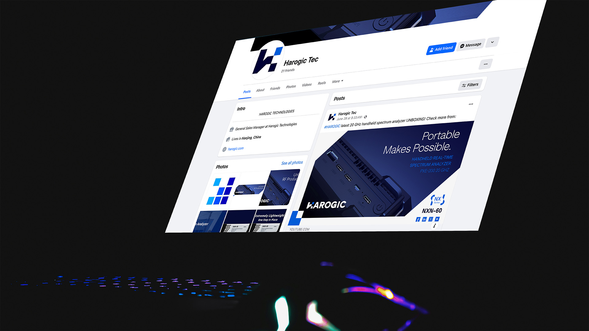 HAROGIC website design